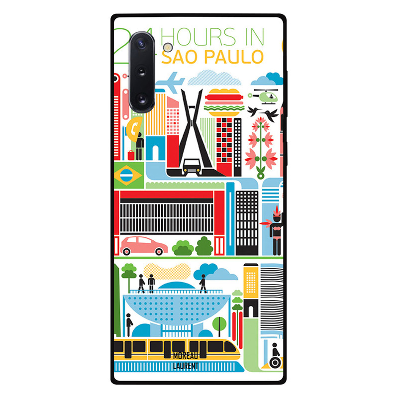 

Moreau Laurent Samsung Note 10 Mobile Phone Back Cover, 24 Hours in Sao Paulo