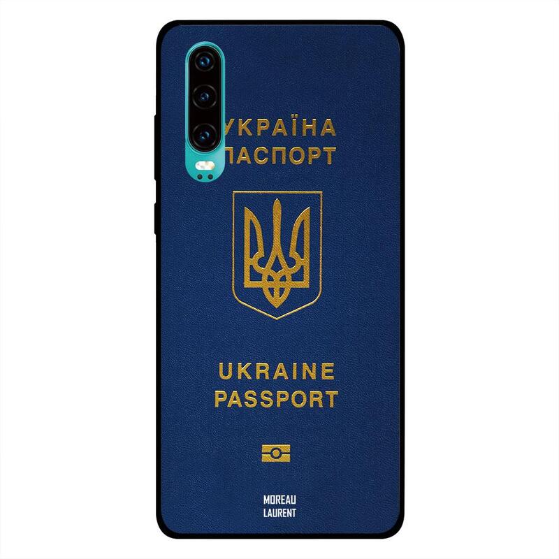 

Moreau Laurent Huawei P30 Mobile Phone Back Cover, Ukraine Passport