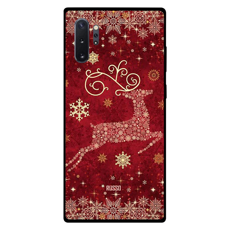 

Russo Samsung Note Plus Mobile Phone Back Cover, Christmas Deer Running