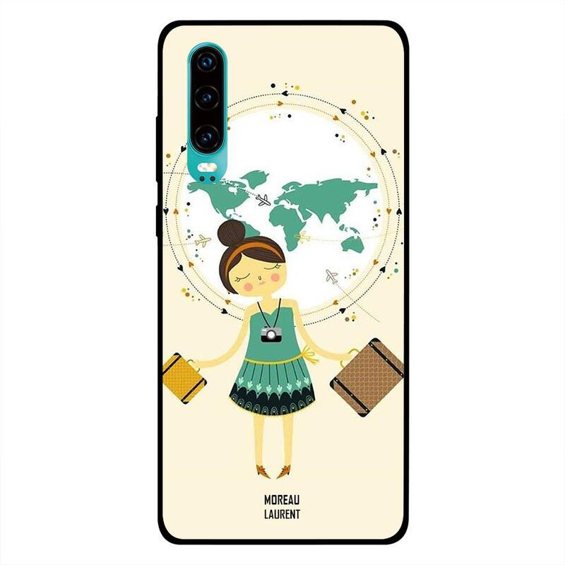 

Moreau Laurent Huawei P30 Mobile Phone Back Cover, Ready To Go on World Tour