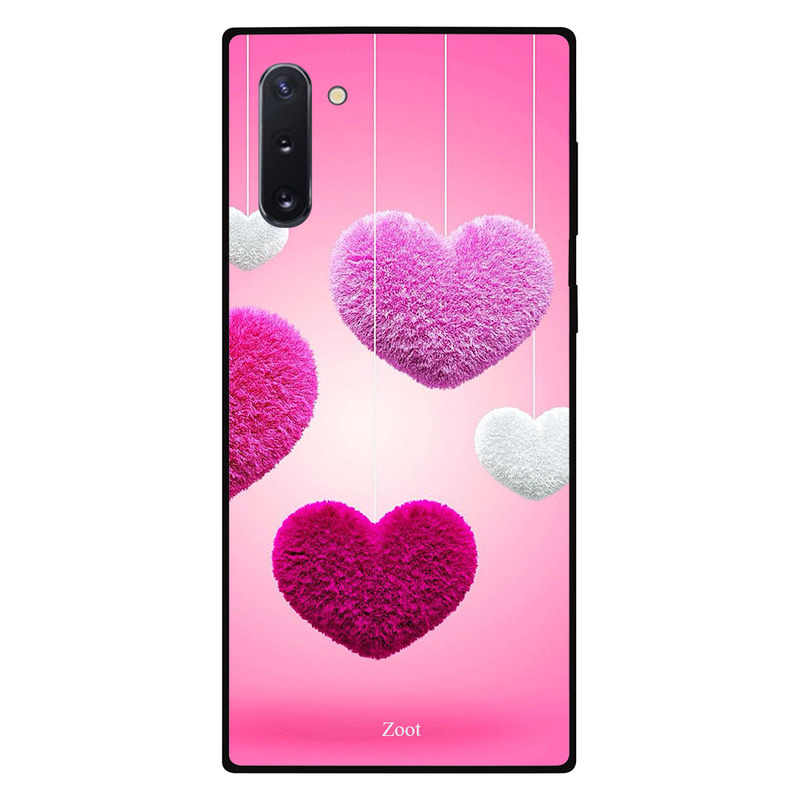 

Zoot Samsung Note 10 Mobile Phone Back Cover, Colored Hearts
