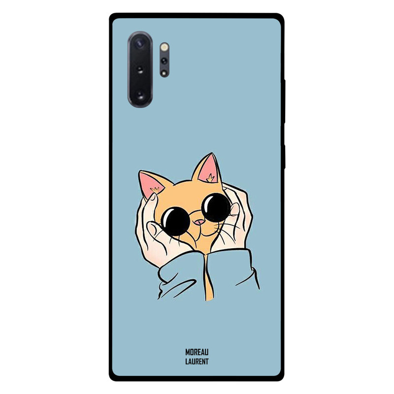 

Moreau Laurent Samsung Note Plus Mobile Phone Back Cover, Loving Cat
