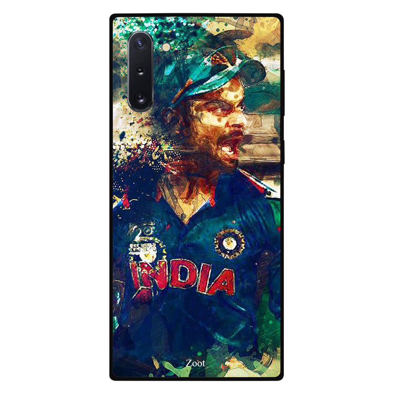 

Zoot Samsung Note 10 Mobile Phone Back Cover, Aggressive Indian Captain