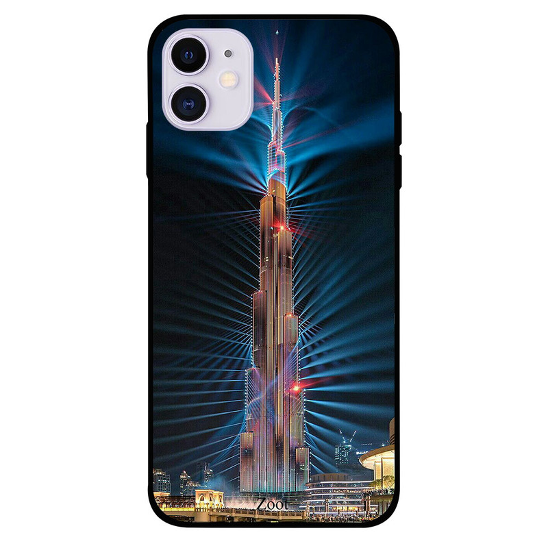 

Zoot Apple iPhone 11 Mobile Phone Back Cover, Burj Khalifa Laser