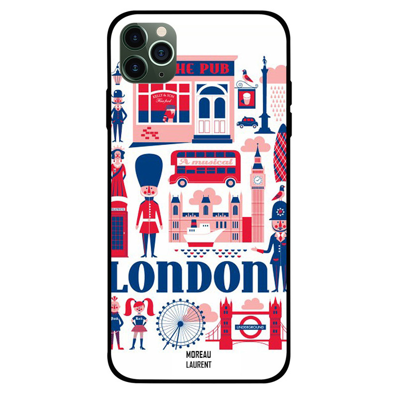 

Moreau Laurent Apple iPhone 11 Pro Mobile Phone Back Cover, 24 Hours in London