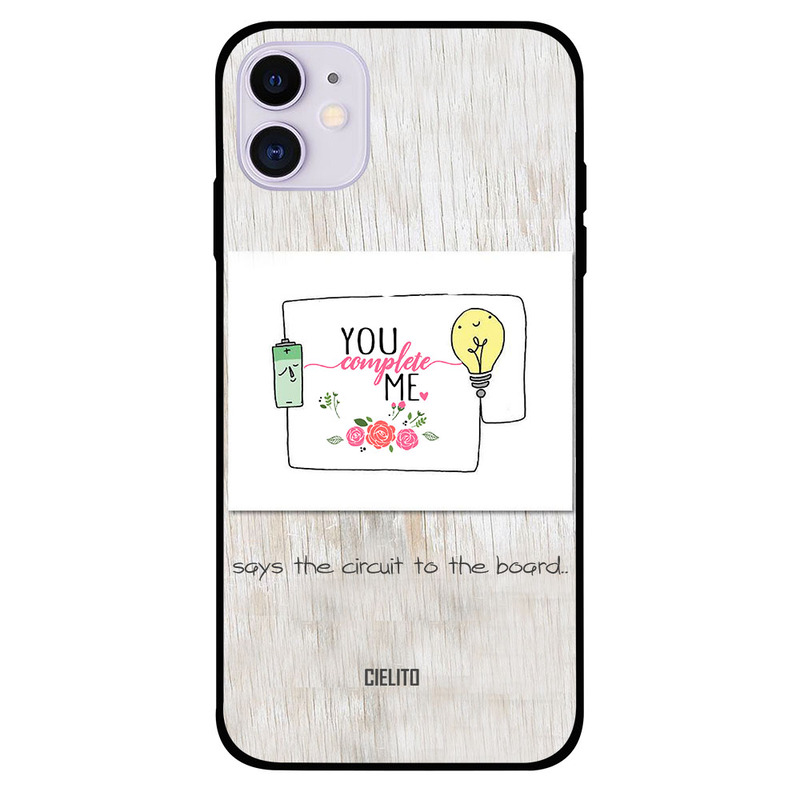 

Cielito Apple iPhone 11 Mobile Phone Back Cover, You Complete Me