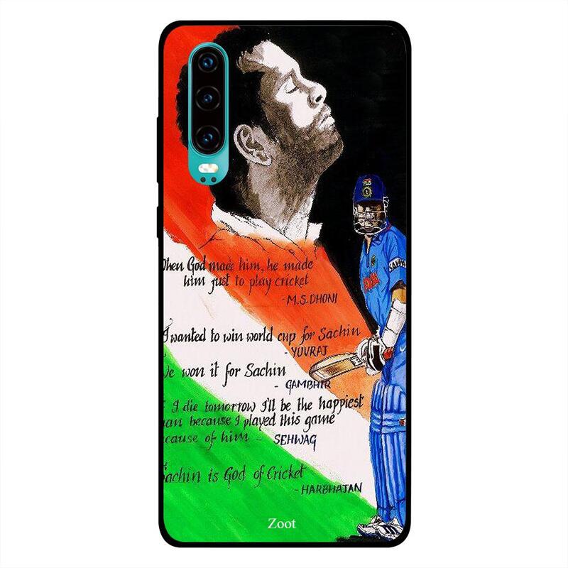 

Zoot Huawei P30 Mobile Phone Back Cover, Cricket Quotes