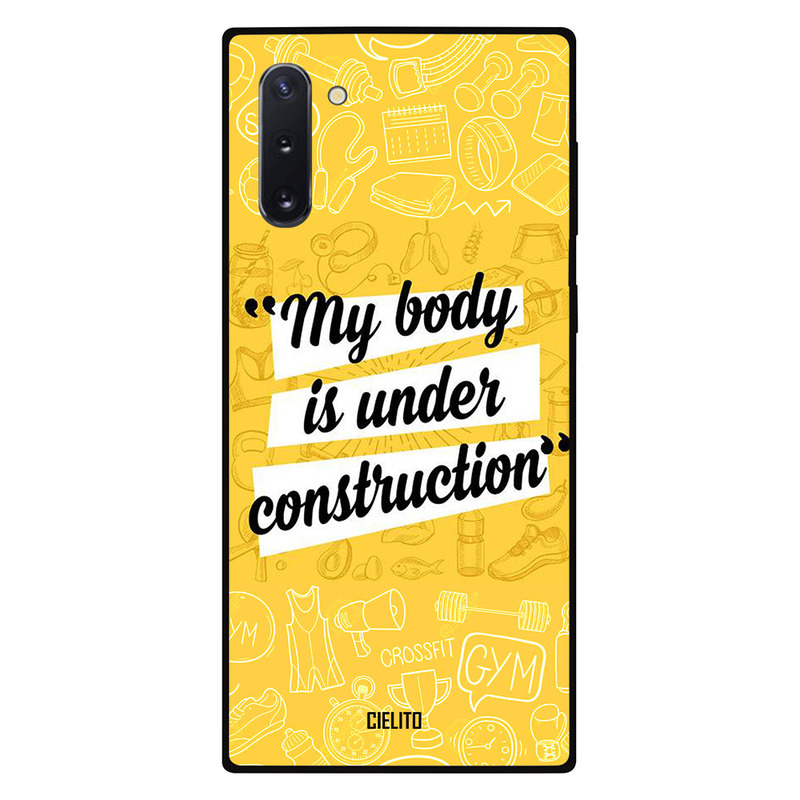 

Cielito Samsung Note 10 Mobile Phone Back Cover, My Body Is Under Construction