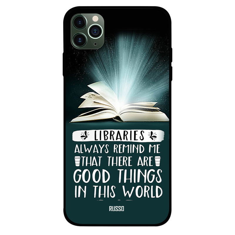 

Russo Apple iPhone 11 Pro Mobile Phone Back Cover, Libraries