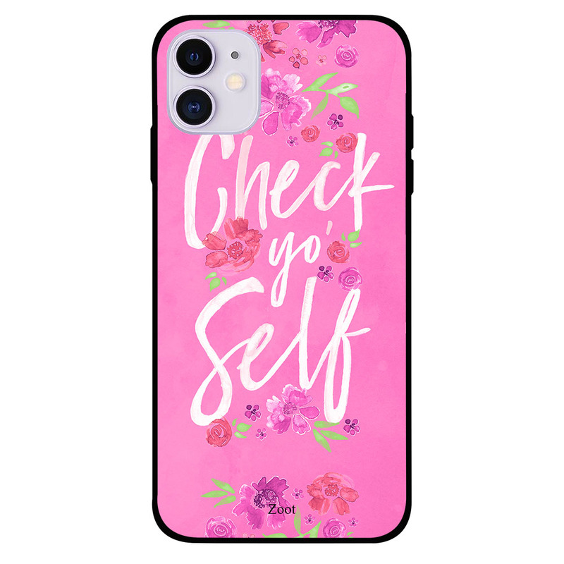 

Zoot Apple iPhone 11 Mobile Phone Back Cover, Check Yo Self