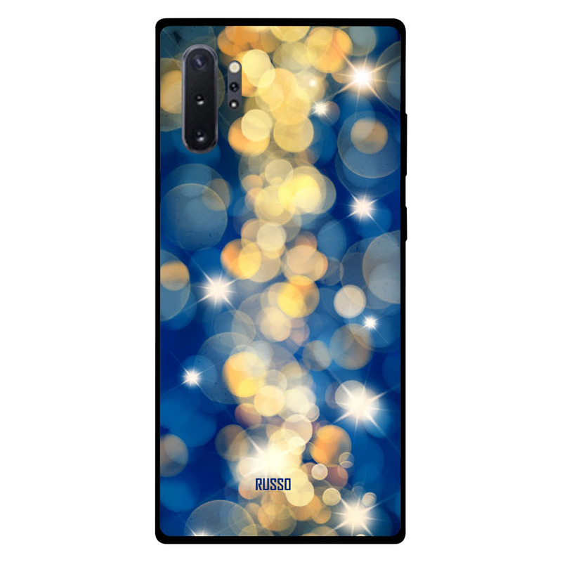 

Russo Samsung Note Plus Mobile Phone Back Cover, Blue N Grey Mettallica