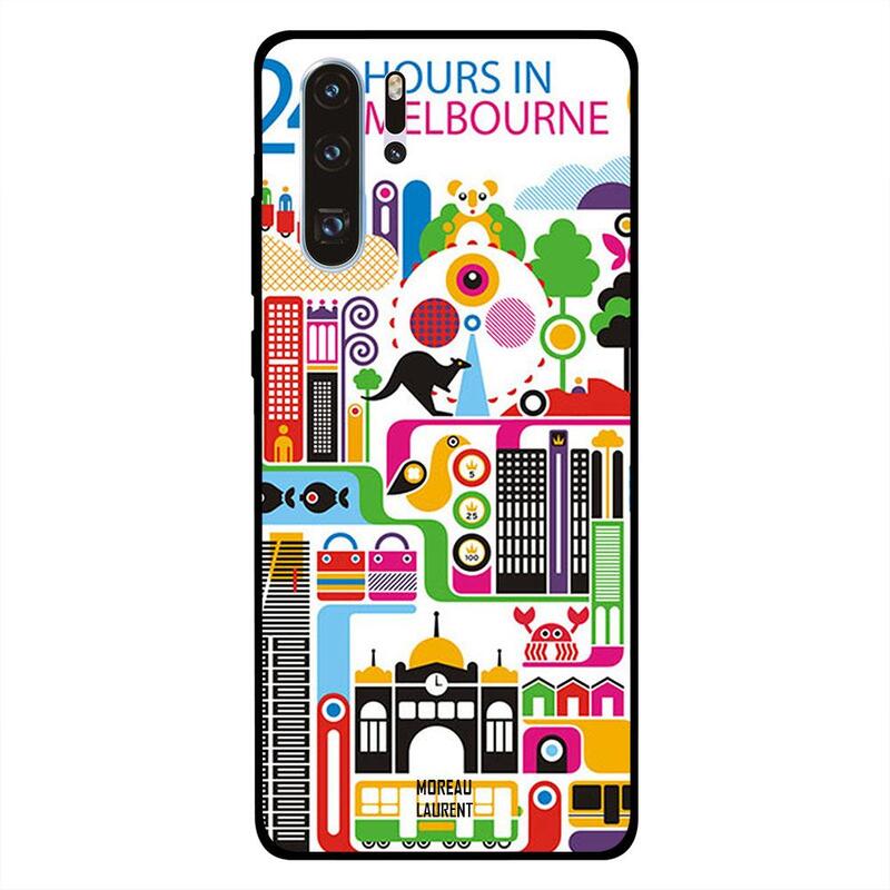 

Moreau Laurent Huawei P30 Pro Mobile Phone Back Cover, 24 Hours in Melbourne