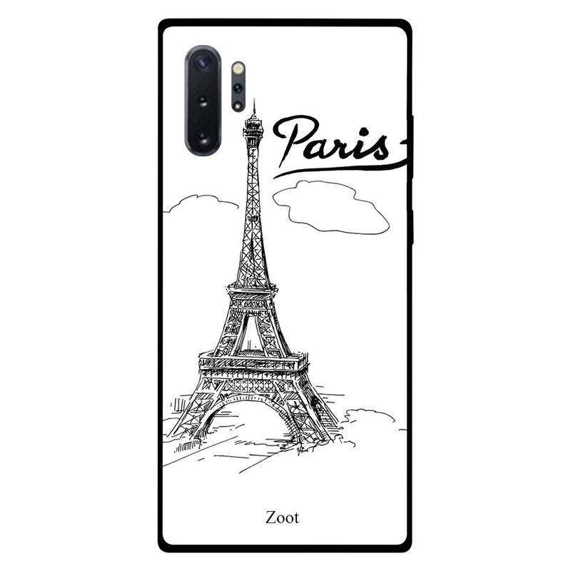 

Zoot Samsung Note Plus Mobile Phone Back Cover, Doodle Eiffel Tower