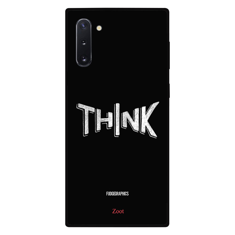 

Zoot Samsung Note 10 Mobile Phone Back Cover, Think