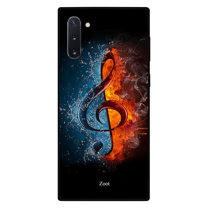 

Zoot Samsung Note 10 Mobile Phone Back Cover, Fire & Ice