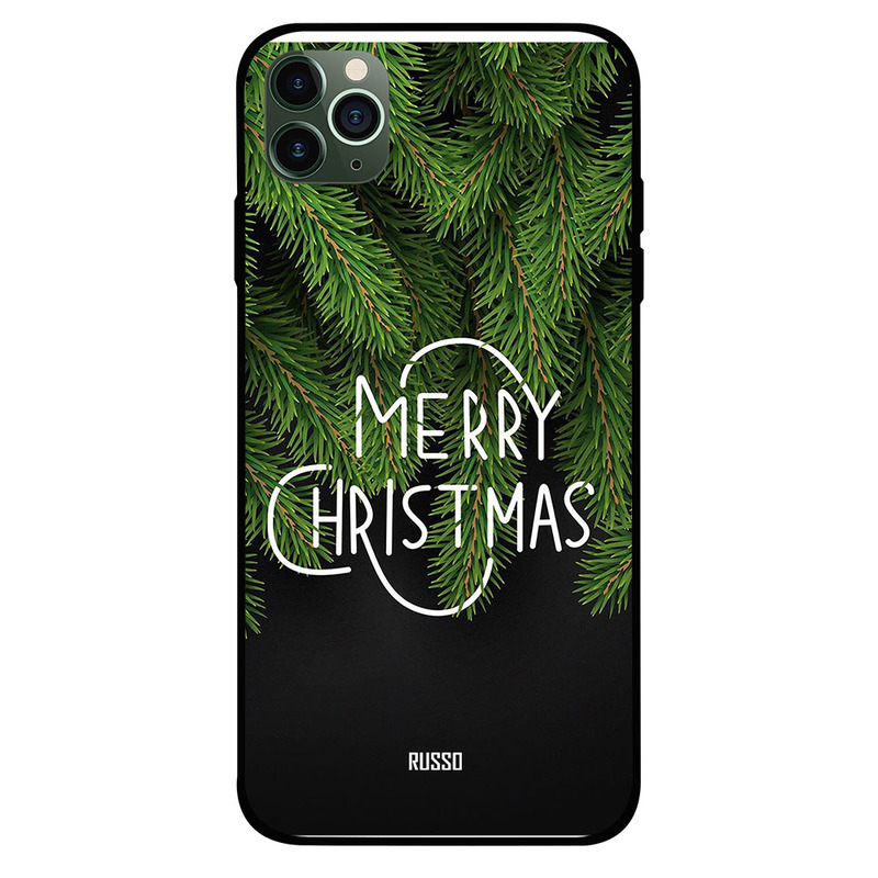 

Russo Apple iPhone 11 Pro Mobile Phone Back Cover, Christmas Bushes