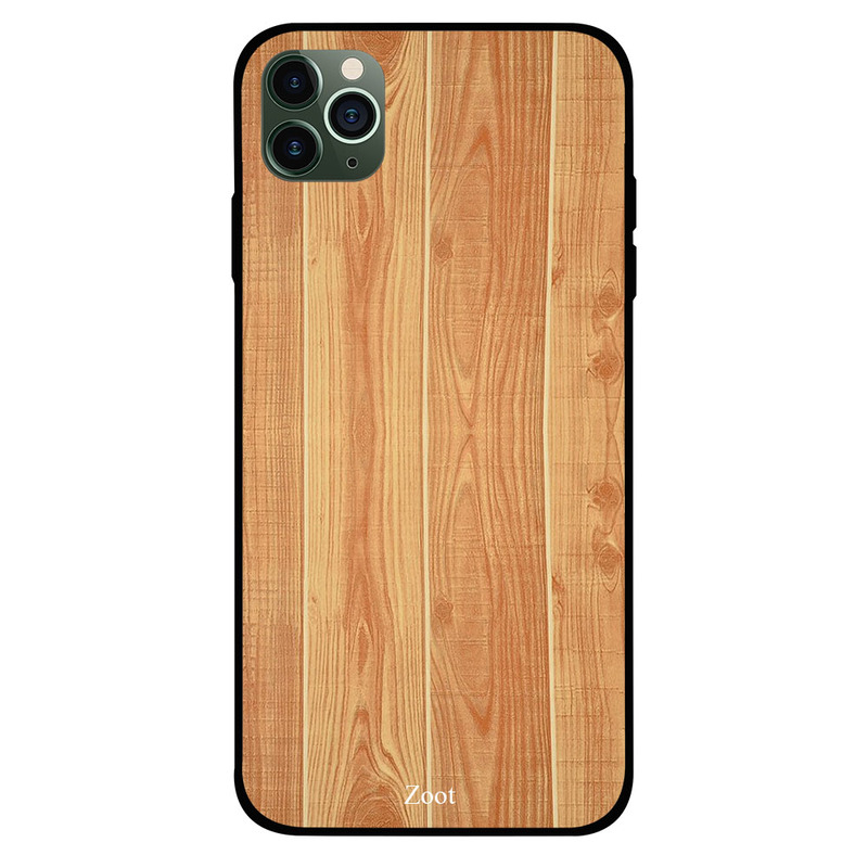 

Zoot Apple iPhone 11 Pro Max Mobile Phone Back Cover, Wooden Three Lines