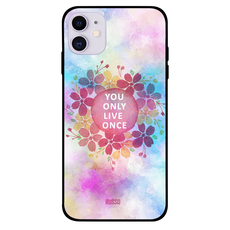 

Russo Apple iPhone 11 Mobile Phone Back Cover, You Only Live Once