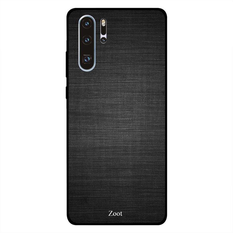 

Zoot Huawei P30 Pro Mobile Phone Back Cover, Black Lines Texture