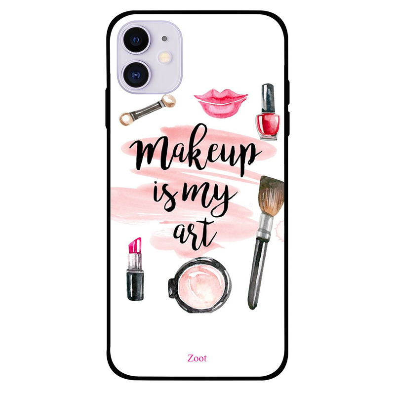 

Zoot Apple iPhone 11 Mobile Phone Back Cover, Makeup Is My Art