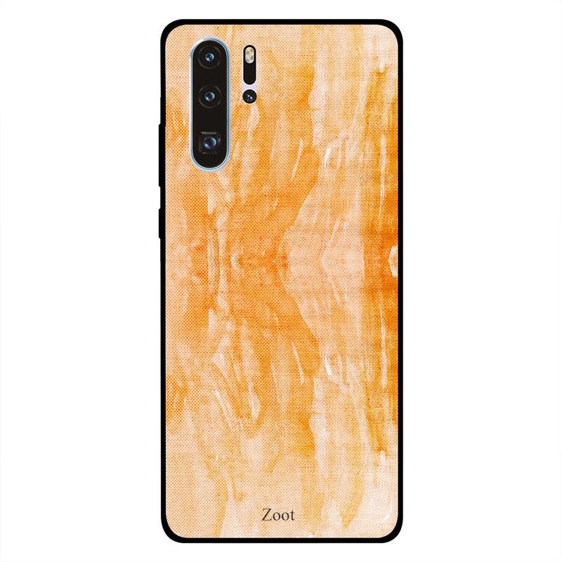 

Zoot Huawei P30 Pro Mobile Phone Back Cover, Yellow Brown Cloth Printed