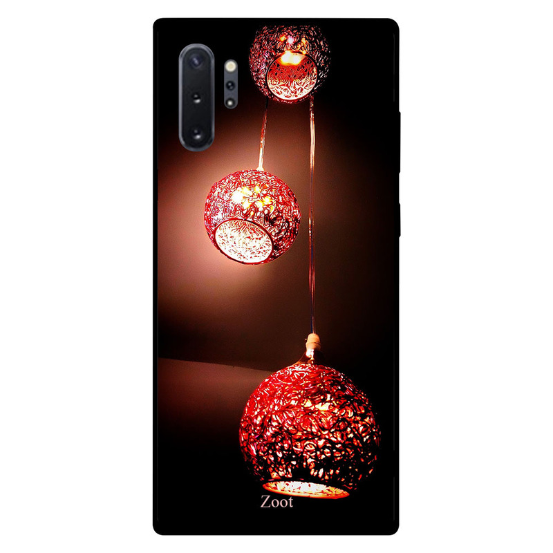 

Zoot Samsung Note Plus Mobile Phone Back Cover, Red Hanging Lamps