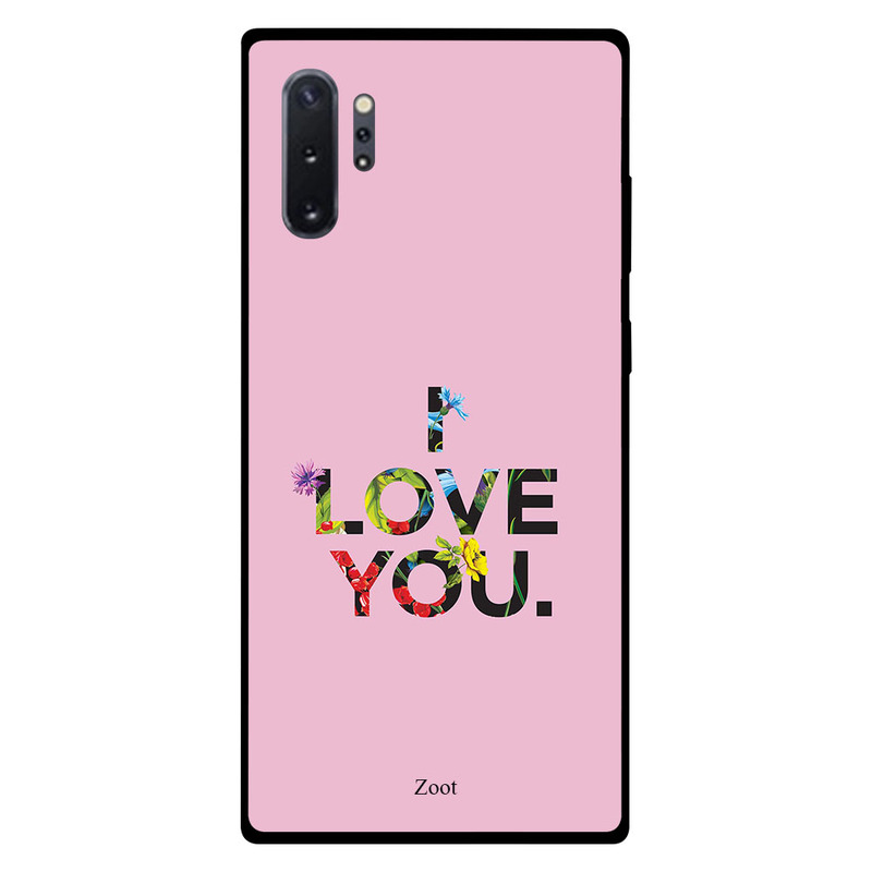

Zoot Samsung Note Plus Mobile Phone Back Cover, I Love You Floral Printing
