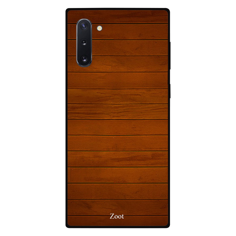 

Zoot Samsung Note 10 Mobile Phone Back Cover, Wooden Pure Brown