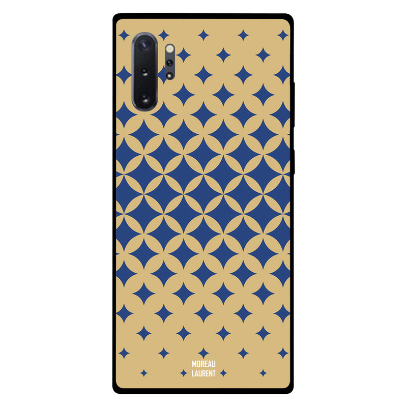 

Moreau Laurent Samsung Note Plus Mobile Phone Back Cover, Stars & Circle Shapes Pattern