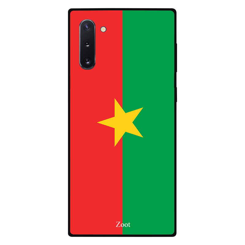 

Zoot Samsung Note 10 Mobile Phone Back Cover, Burkina Flag