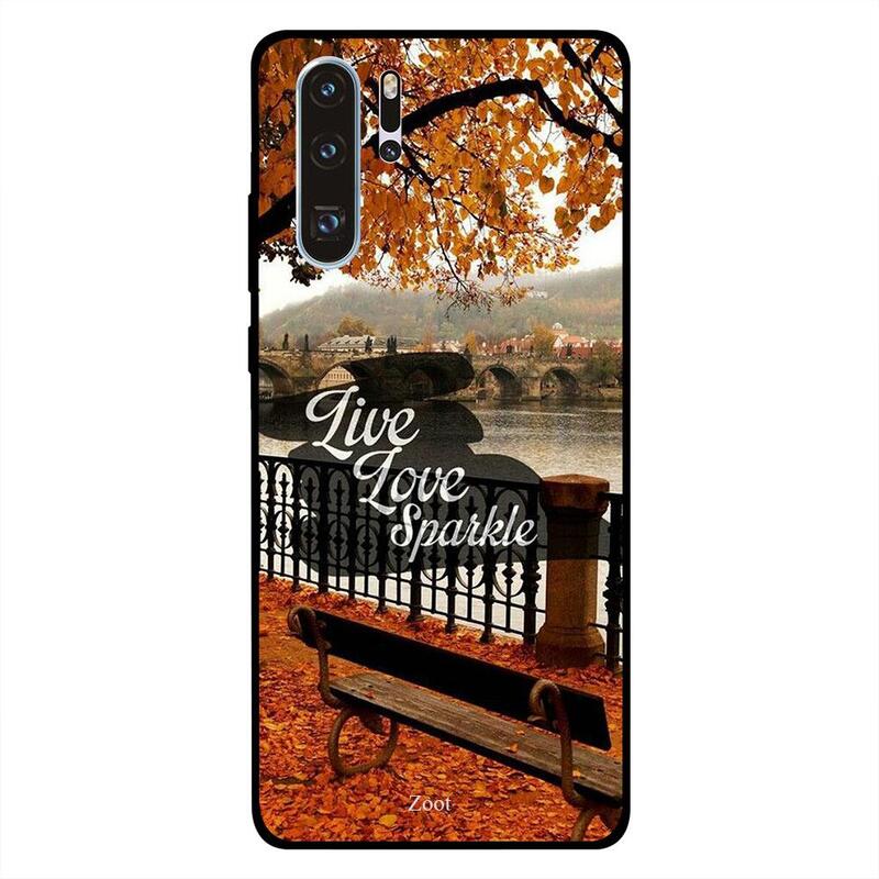 

Zoot Huawei P30 Pro Mobile Phone Back Cover, Live Love Sparkle