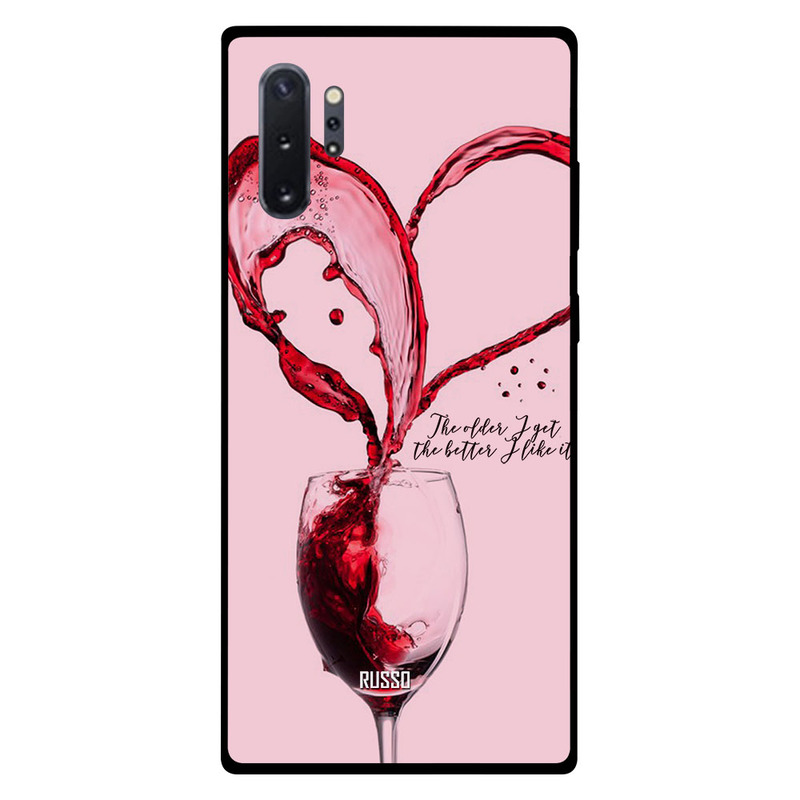 

Russo Samsung Note Plus Mobile Phone Back Cover, Love Wine