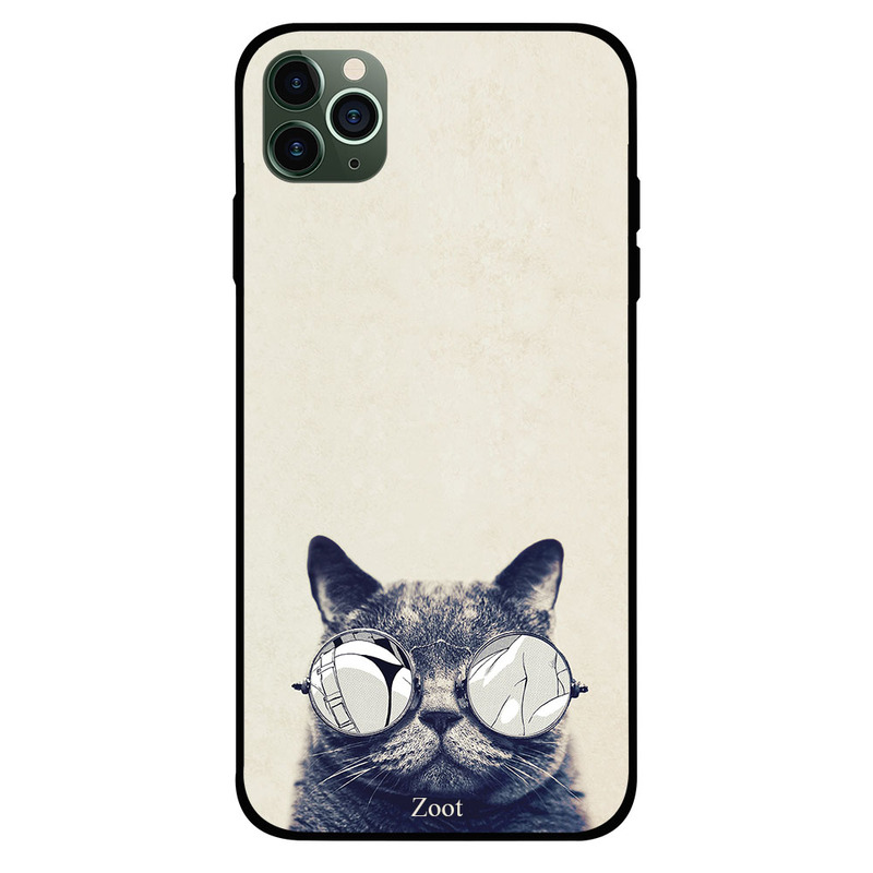 

Zoot Apple iPhone 11 Pro Mobile Phone Back Cover, Stylish Cat