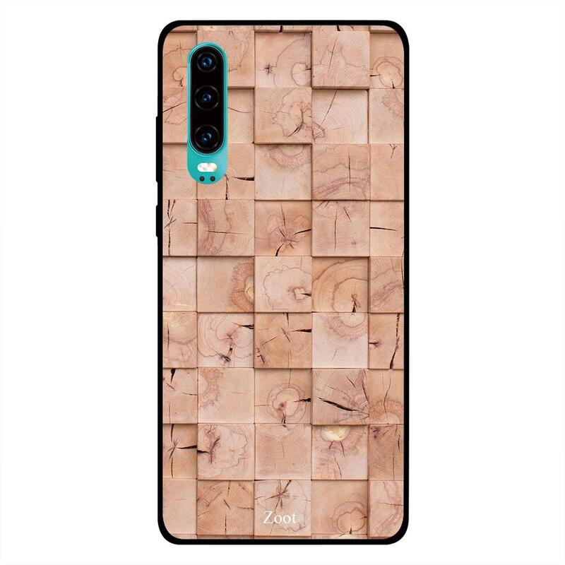 

Zoot Huawei P30 Mobile Phone Back Cover, Wooden Cream Boxes