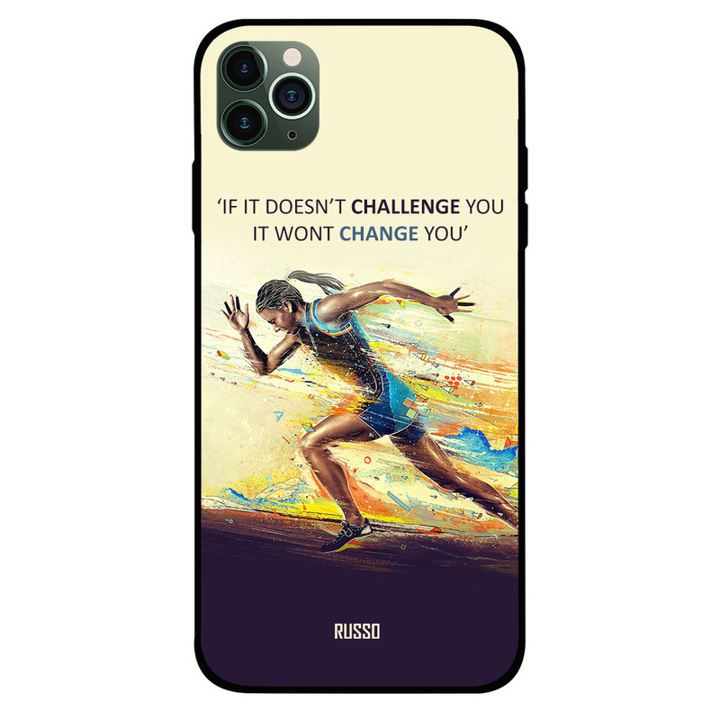 

Russo Apple iPhone 11 Pro Mobile Phone Back Cover, Challenge And Change