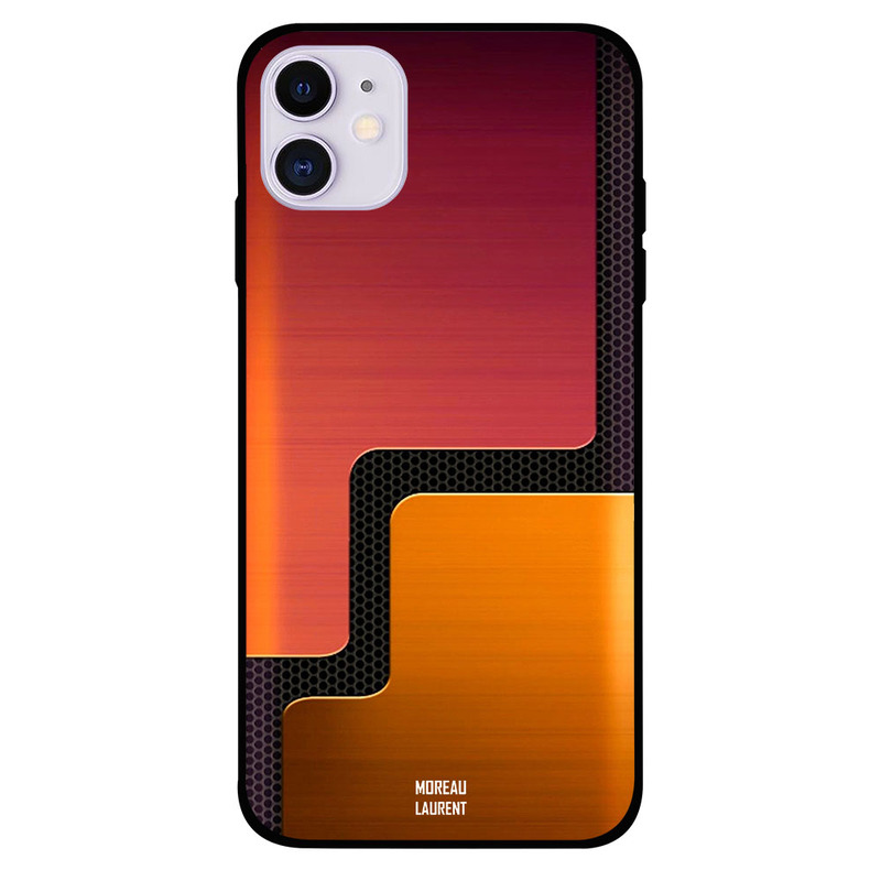 

Moreau Laurent Apple iPhone 11 Mobile Phone Back Cover, Steal Crack Pattern