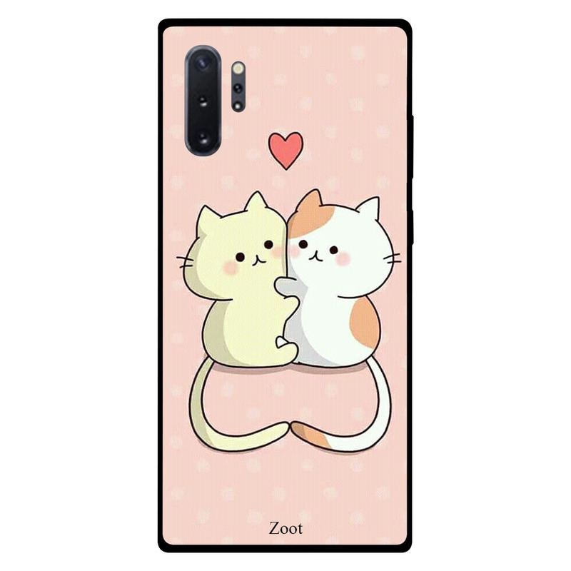 

Zoot Samsung Note Plus Mobile Phone Back Cover, Cat Couple