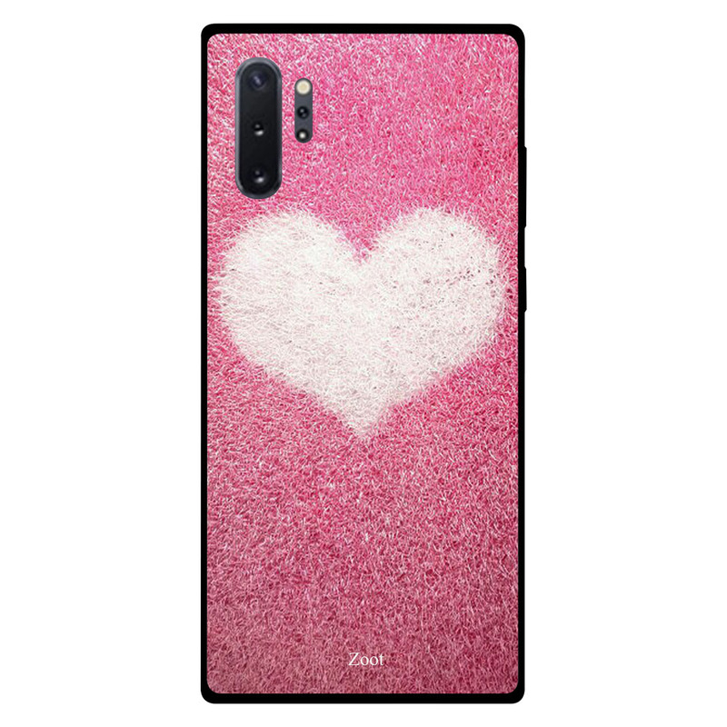 

Zoot Samsung Note Plus Mobile Phone Back Cover, Pink With White Heart