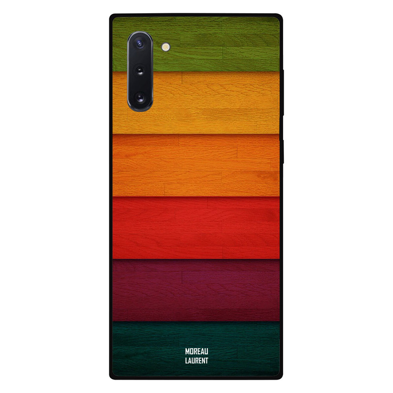 

Moreau Laurent Samsung Note 10 Mobile Phone Back Cover, Colorfull Multicolor Wooden Pattern