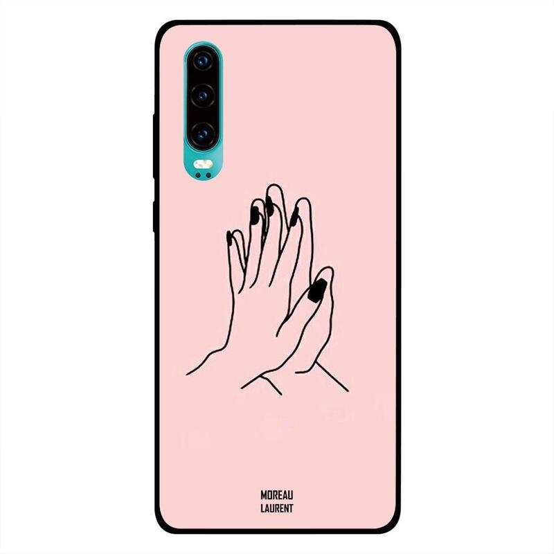 

Moreau Laurent Huawei P30 Mobile Phone Back Cover, Touching Hands