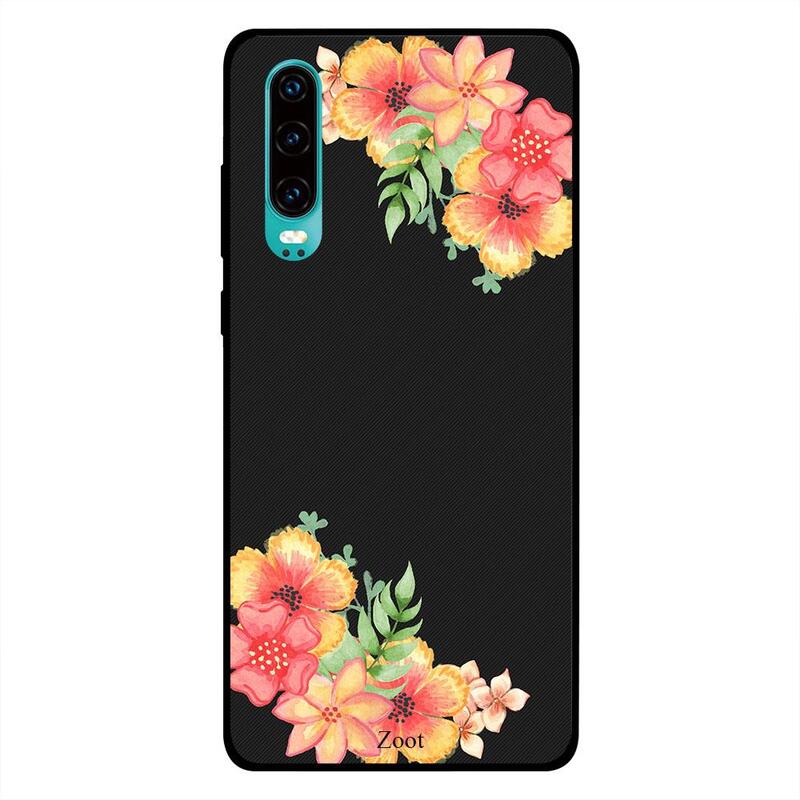 

Zoot Huawei P30 Mobile Phone Back Cover, Flowers Yellow Red