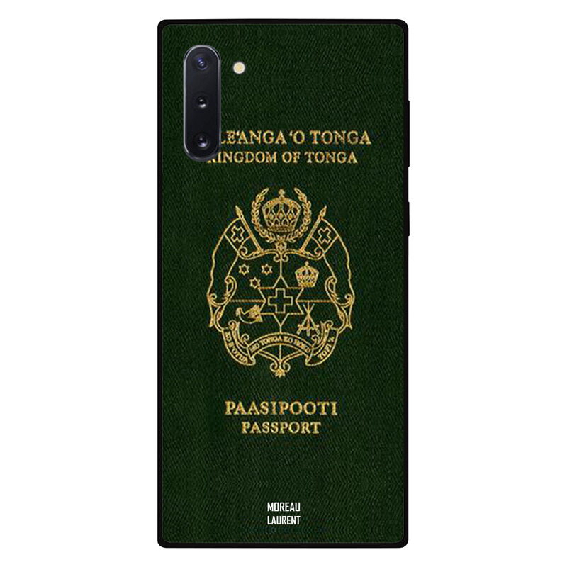 

Moreau Laurent Samsung Note 10 Mobile Phone Back Cover, Tonga Passport