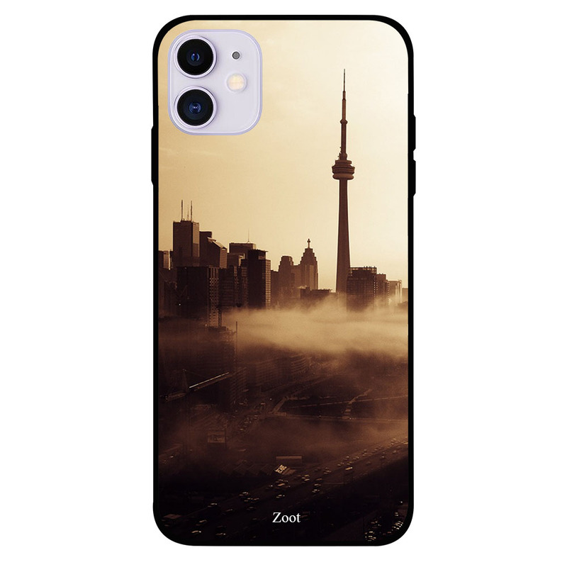 

Zoot Apple iPhone 11 Mobile Phone Back Cover, Sky tower