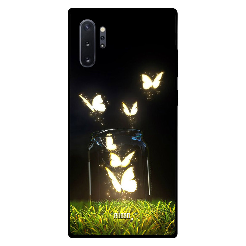

Russo Samsung Note Plus Mobile Phone Back Cover, Butterflies In The Jar