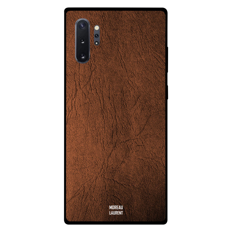 

Moreau Laurent Samsung Note Plus Mobile Phone Back Cover, Dark Brown Pattern