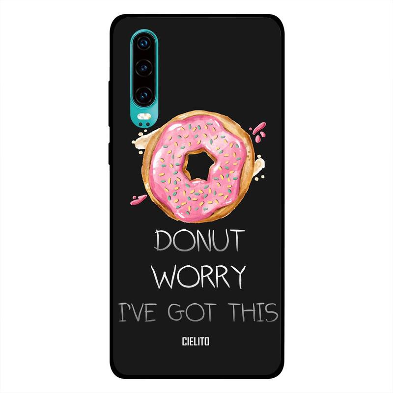 

Cielito Huawei P30 Mobile Phone Back Cover, Donut Worry