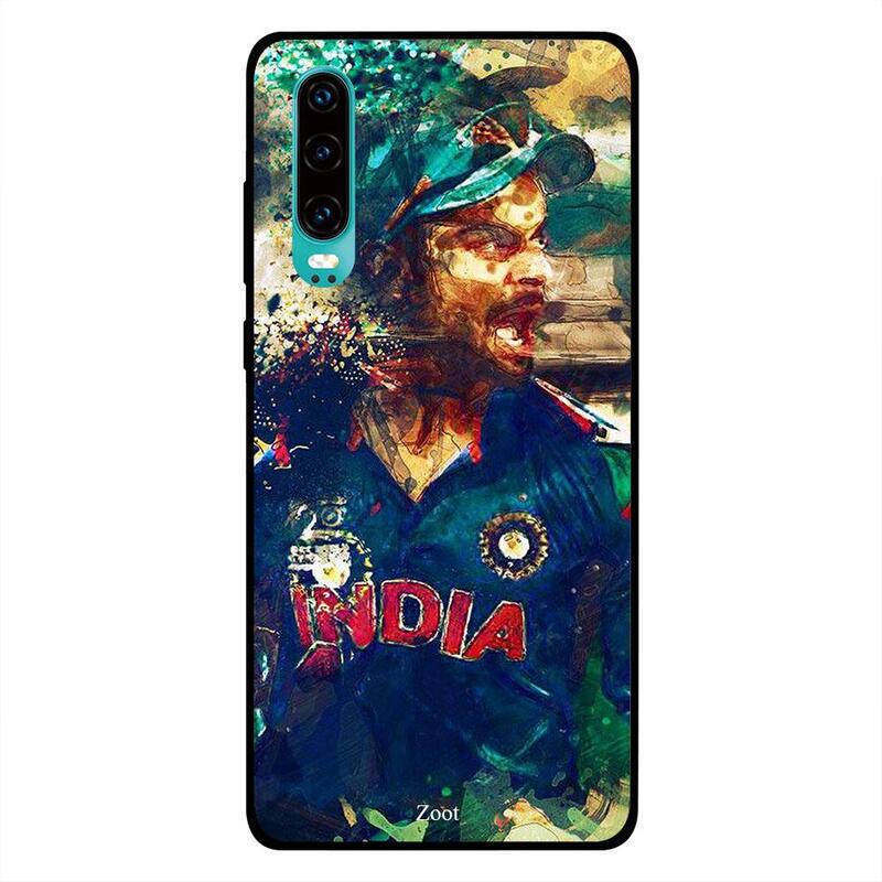 

Zoot Huawei P30 Mobile Phone Back Cover, Aggressive Indian Captain