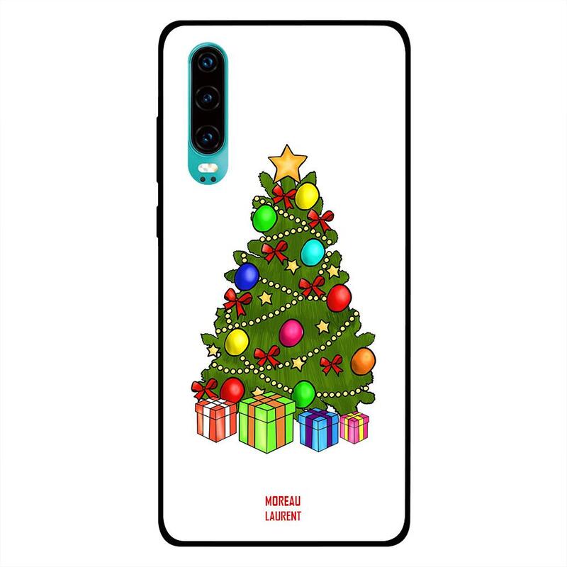 

Moreau Laurent Huawei P30 Mobile Phone Back Cover, Christmas Tree Clipart