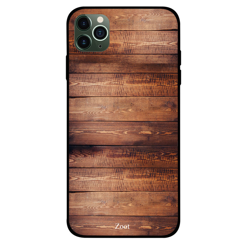 

Zoot Apple iPhone 11 Pro Max Mobile Phone Back Cover, Wooden Dark & Light