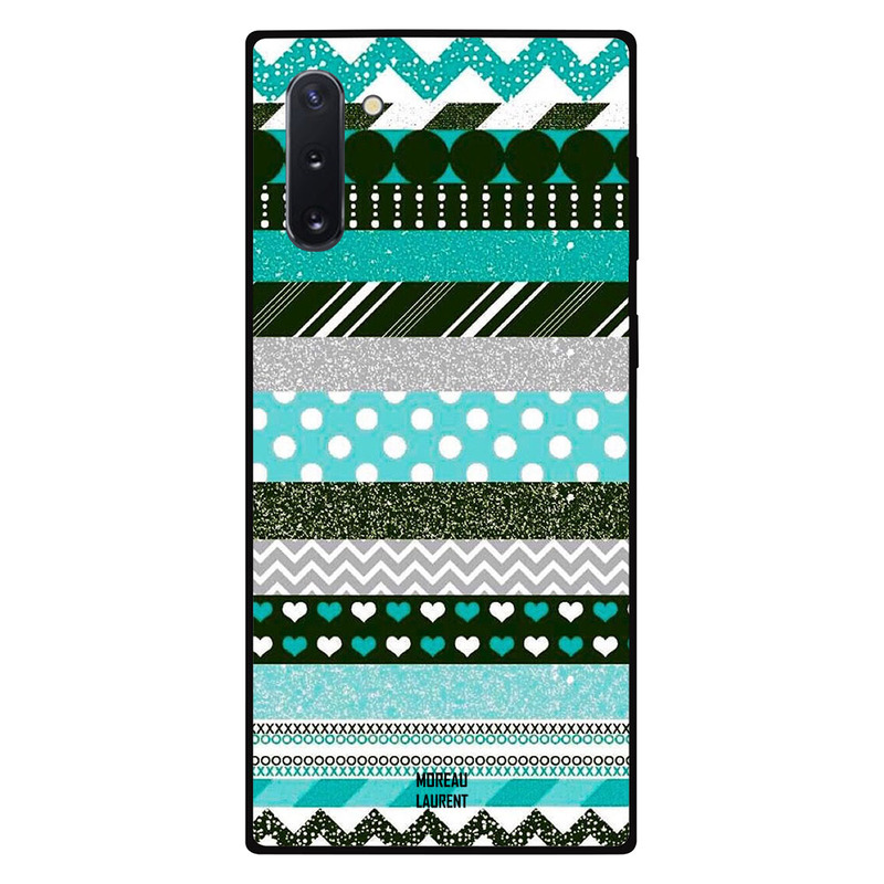 

Moreau Laurent Samsung Note 10 Mobile Phone Back Cover, Green Pattern